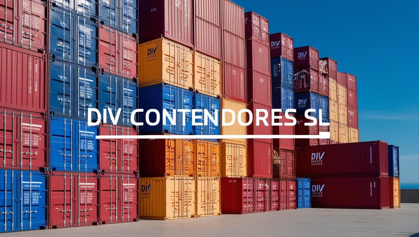 génère moi une image de vente de conteneurs intitulé_ DIV CONTENEDORES SL (5)