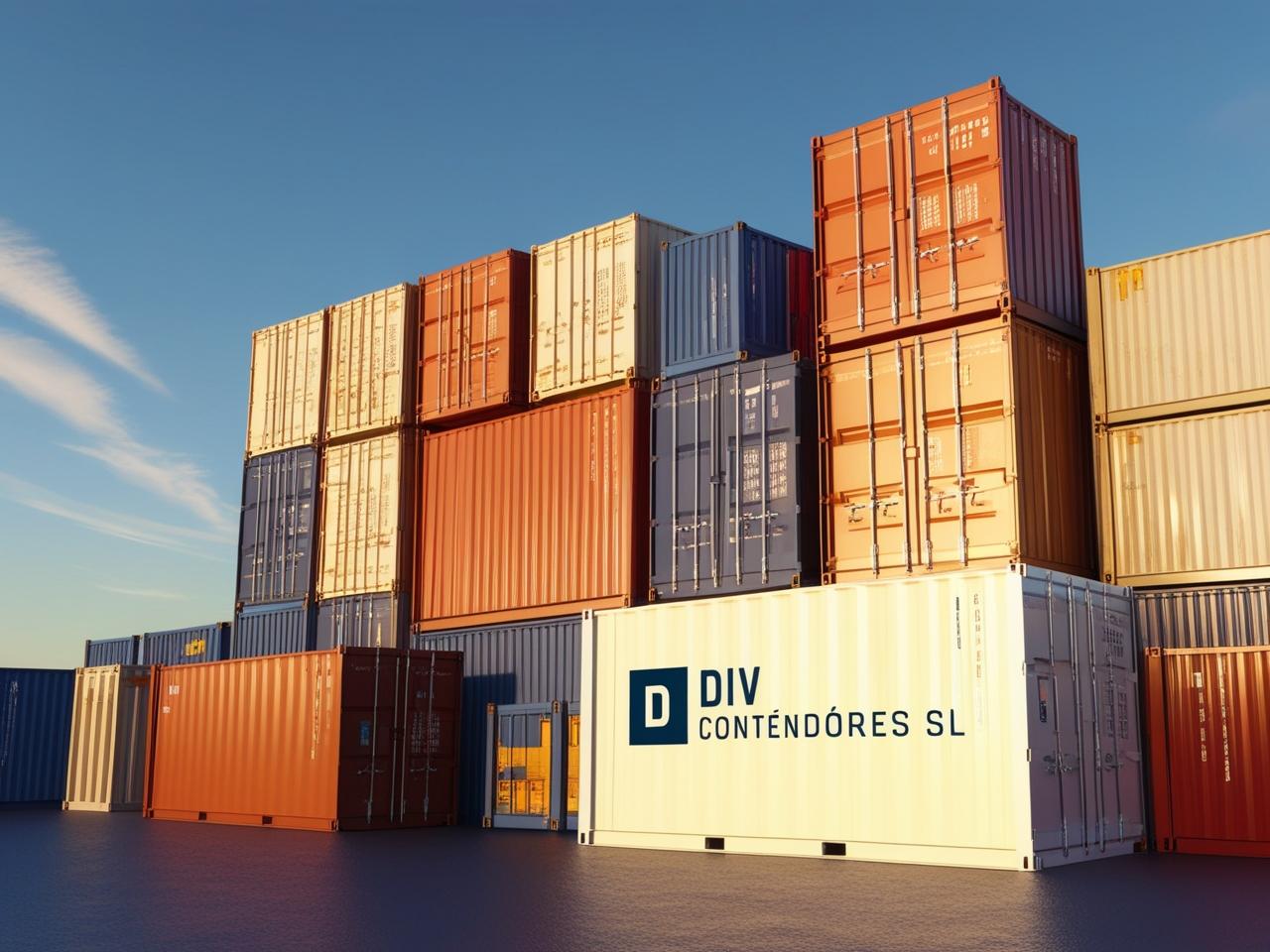 génère moi une image de vente de conteneurs intitulé_ DIV CONTENEDORES SL (9)