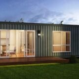 Casa contenedor – Modelo doble de 40 pies convertido